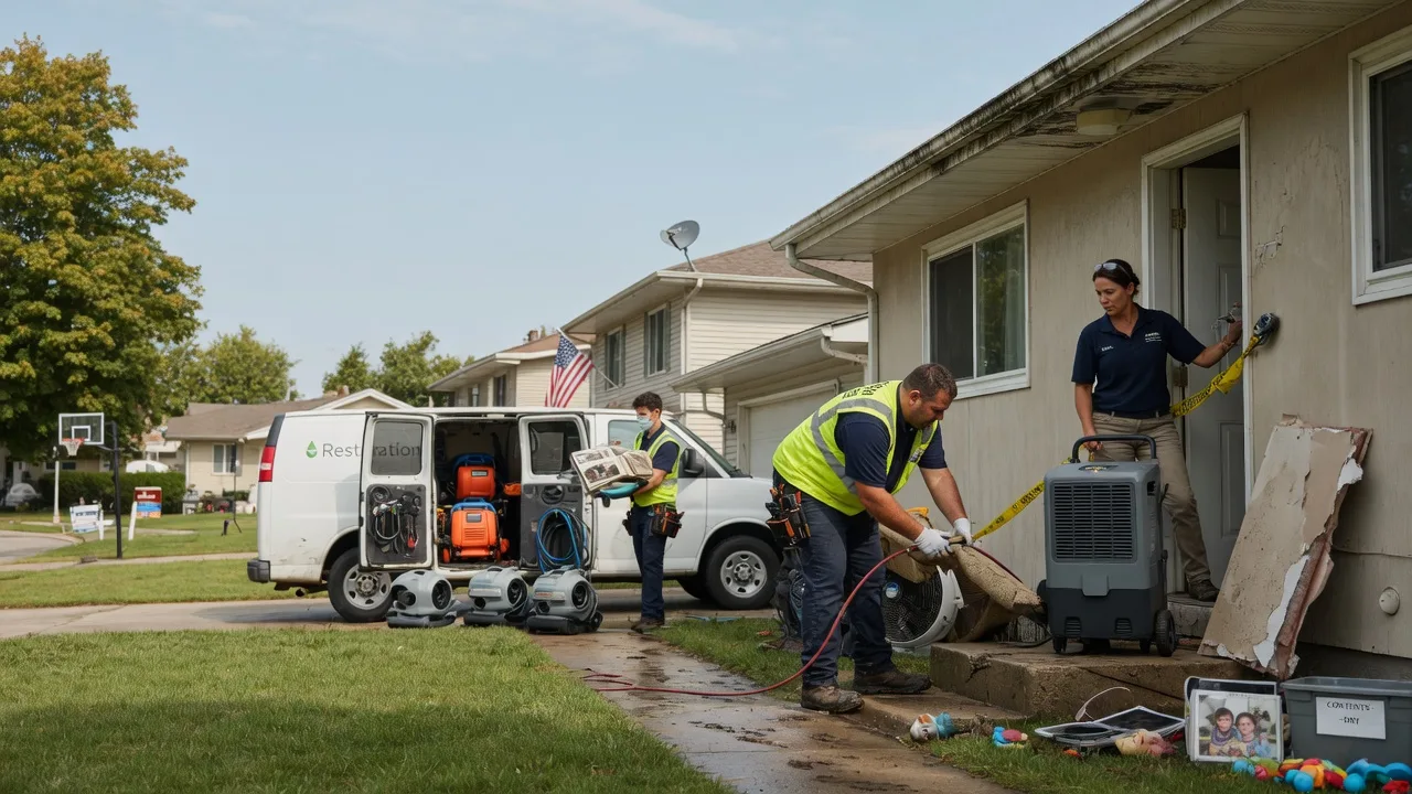 Water Damage Restoration in Montgomery, MI near me